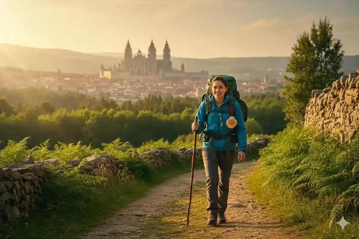 Peregrinos en el Camino Portugués